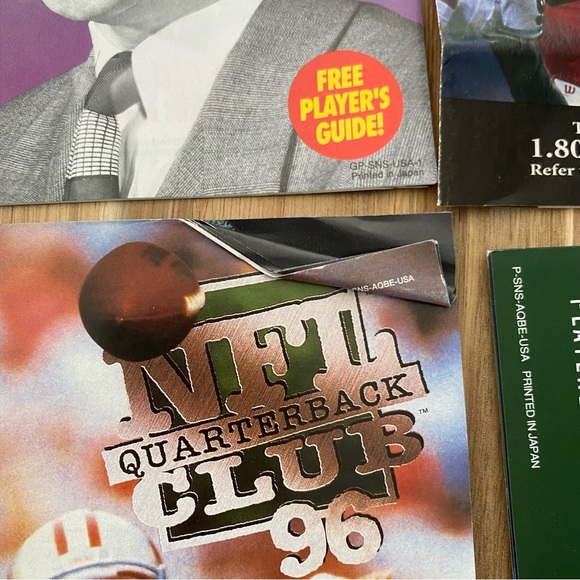 NFL Quarterback Club 96 for SNES/Super Nintendo Complete With Rare Poster - Picture 3 of 7